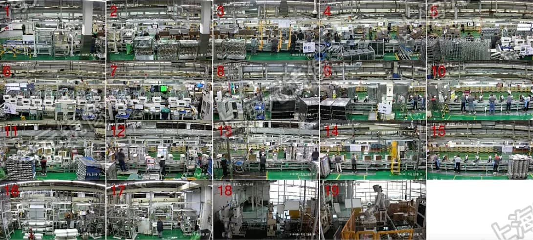19-grid monitoring before production line stitching